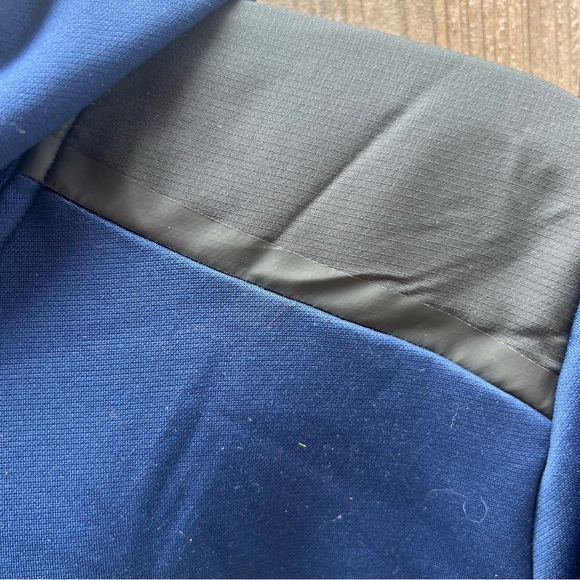 Under Armour Navy Hoodie with Lime Accents - Picture 3 of 7